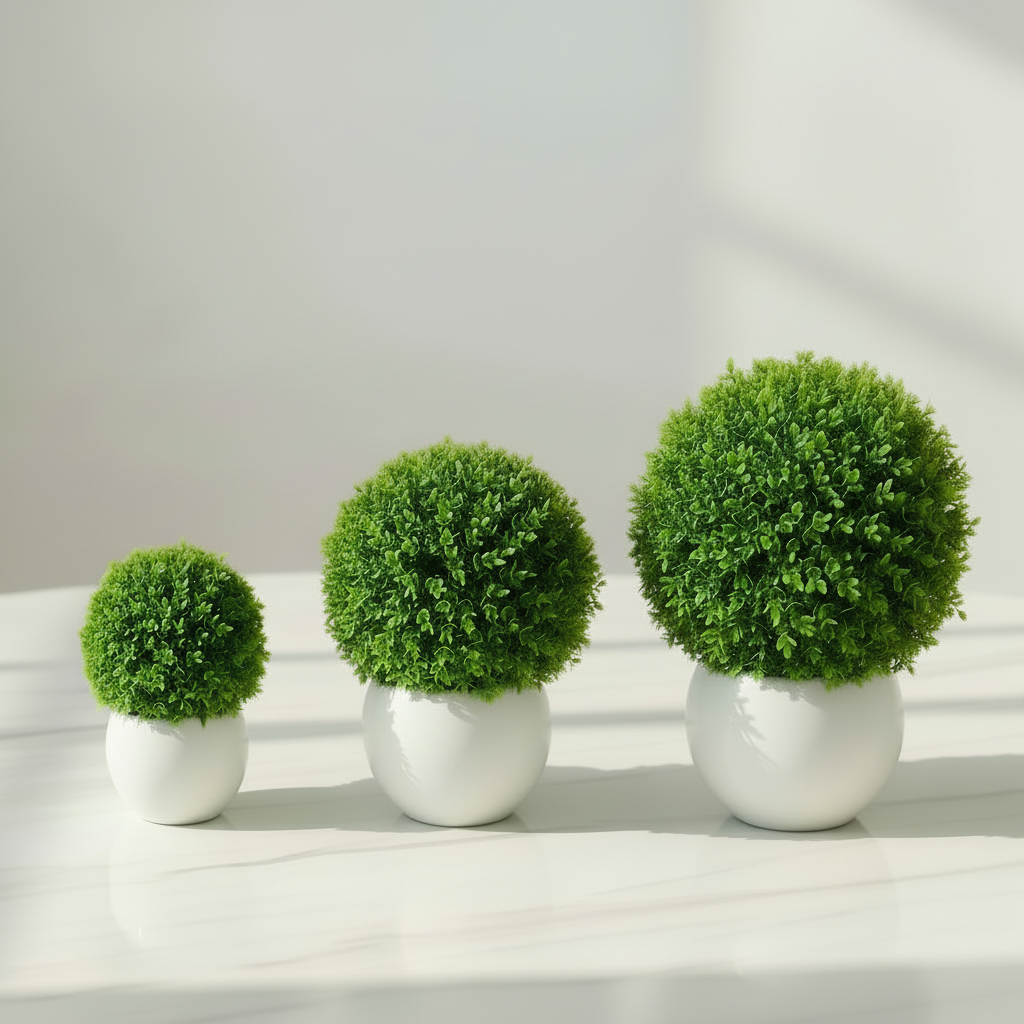Evergreen Orb Topiary